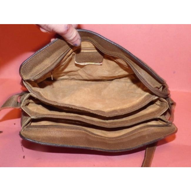 Gucci Ophidia Messenger W Guccissima Print Redgreen Stripe Brown Leather And Gg Leather Shoulder Bag