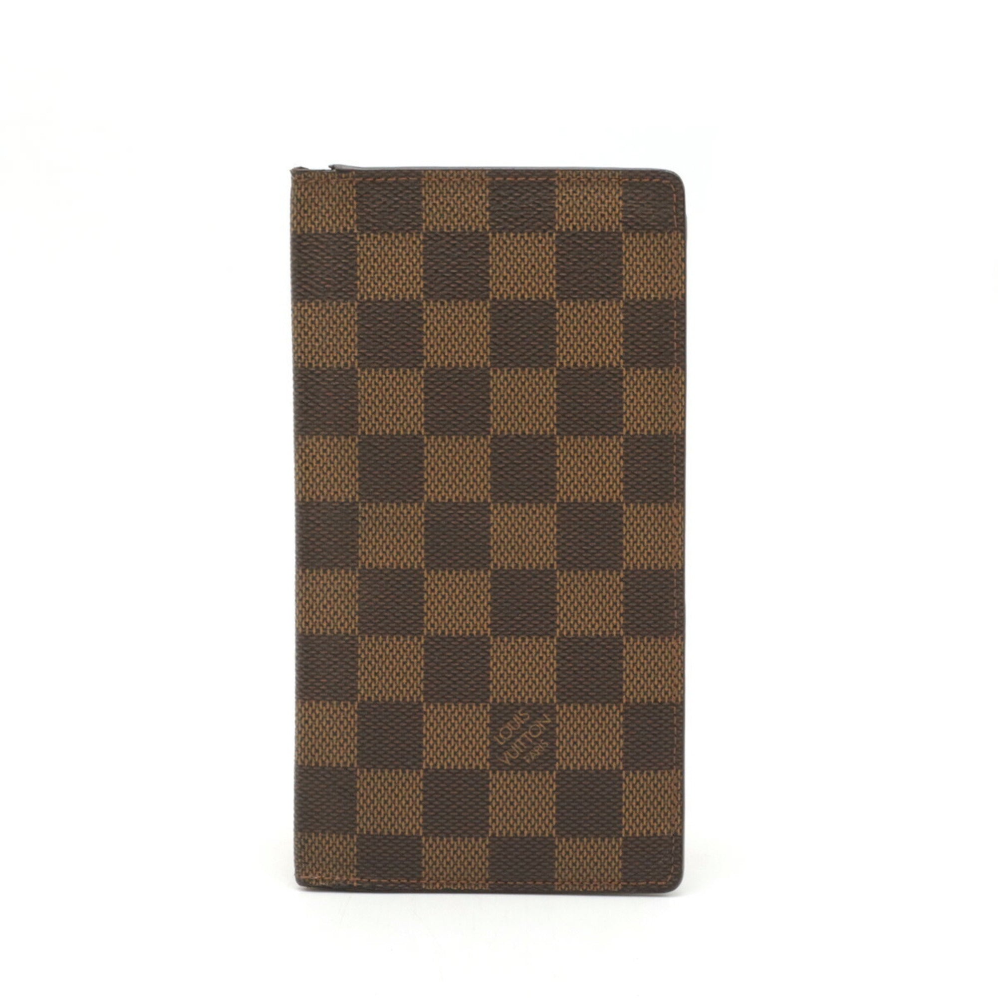 Louis Vuitton Damier Pvc Long Bill Wallet (Bi-Fold)