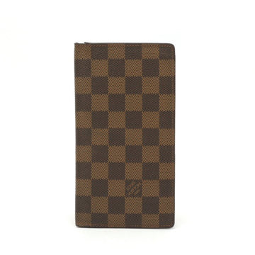 Louis Vuitton Damier Pvc Long Bill Wallet (Bi-Fold)