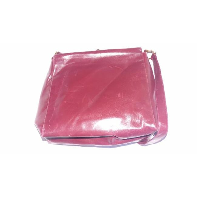 Gucci Vintage Ox Blood Burgundy Leather Satchel