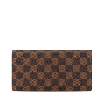 Louis Vuitton Damier Portefolio Sarah Long Wallet N61734 Brown PVC Leather  Louis Vuitton Long Wallet
