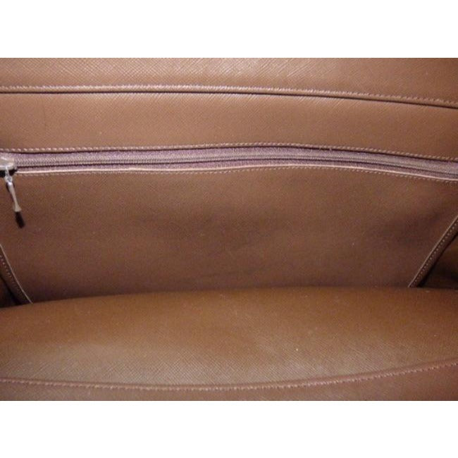 Burberry Vintage Designer Purses Seafoam Green Khaki Red Tan Canvas And Leather Tote