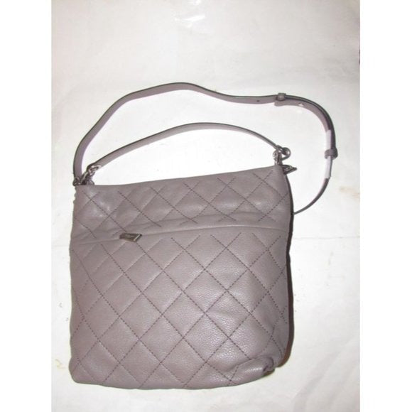 Michael Kors Grey Quilted XL Hobo Bucket Bag