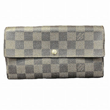 Louis Vuitton Damier  Damier Canvas Galle Damier Canvas Long Wallet (Bi-Fold)