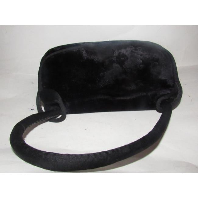 Gucci Vintage Pursesdesigner Purses Black Velvet Shoulder Bag