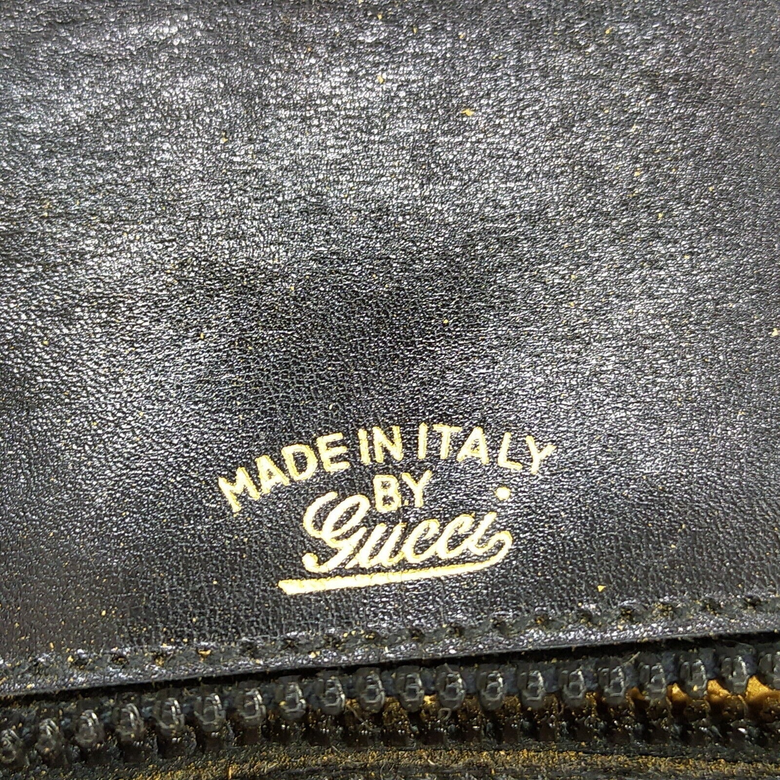 Gucci 1955 horse-bit black micro Guccissima leather shoulder bag/cross body