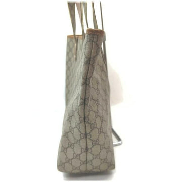 Gucci Gg Supreme Bag Guccissima Ccleather Brown G Printredgreen Coated Canvasleather Tote