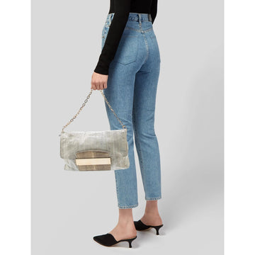 Jimmy Choo Eel Skin Two-Way Shoulder Bag