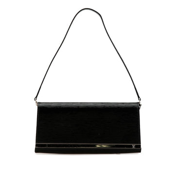 Louis Vuitton  Noir Patent Leather Pochette Shoulder Bag