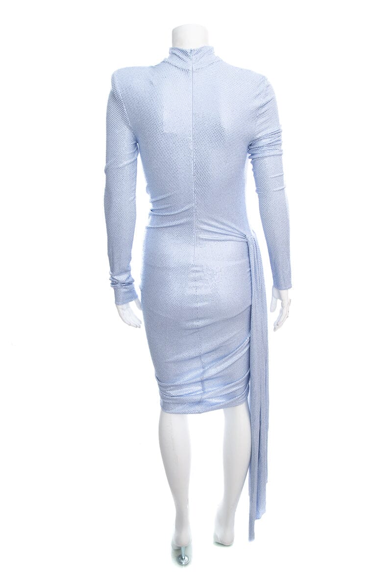 Alexander Vauthier Powder Blue Crystal Dress SZ 38