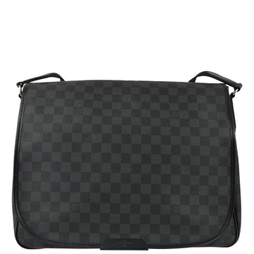 Louis Vuitton 2011 Damier Graphite Daniel GM Shoulder Bag N58033