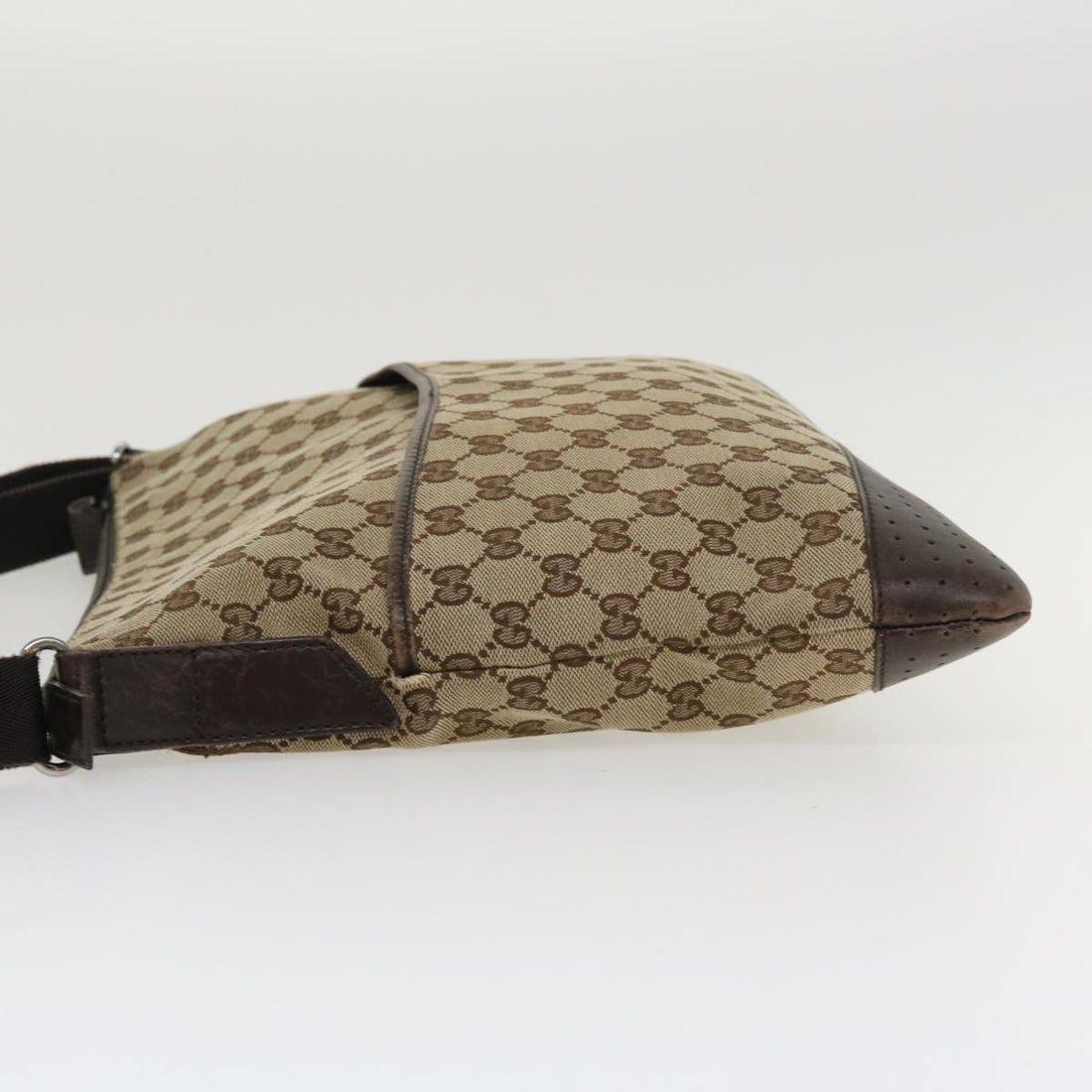 GUCCI GG Canvas Shoulder Bag Canvas Beige Brown 145856  ac1754