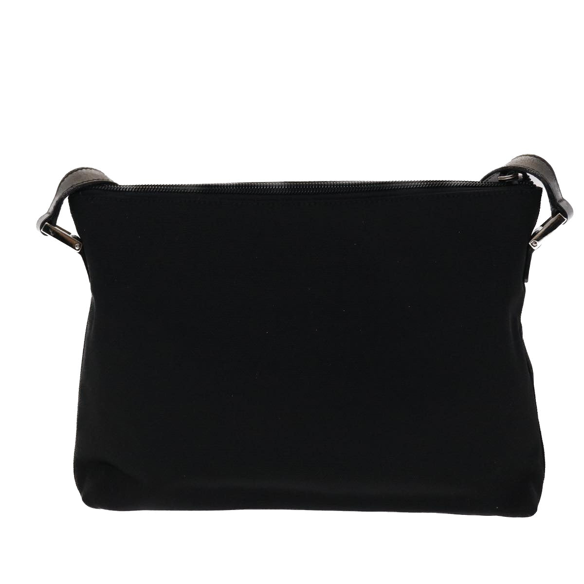 GUCCI Shoulder Bag Nylon Leather Black 00228650504  ac2038