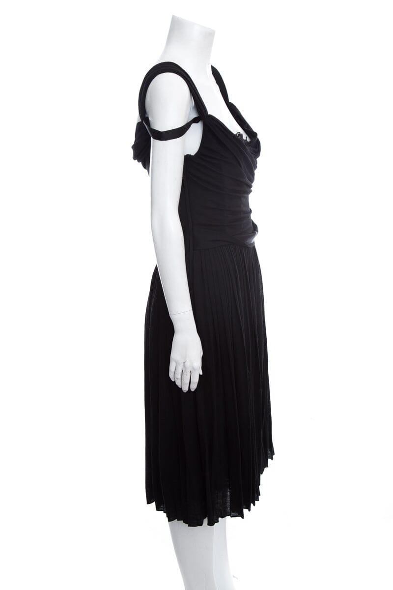 Dolce & Gabbana Black Sleeveless Dress SZ 46