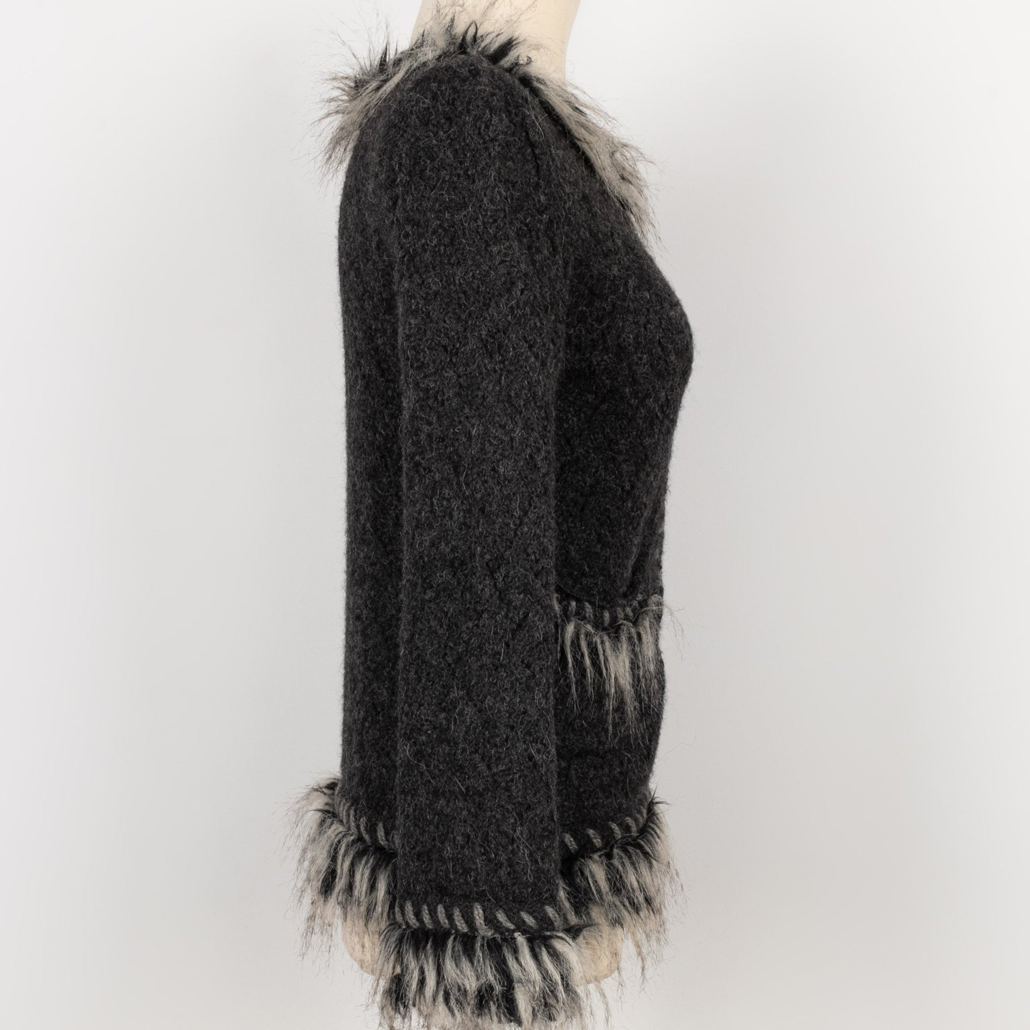 Veste en alpaga Chanel