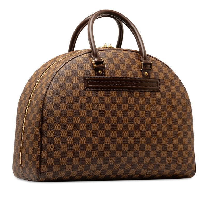 Louis Vuitton Damier Nonerita 24 Bag Boston Bag N41454 Brown PVC Leather  Louis Vuitton