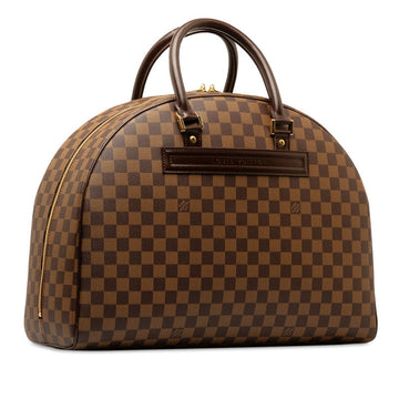 Louis Vuitton Damier Nonerita 24 Bag Boston Bag N41454 Brown PVC Leather  Louis Vuitton