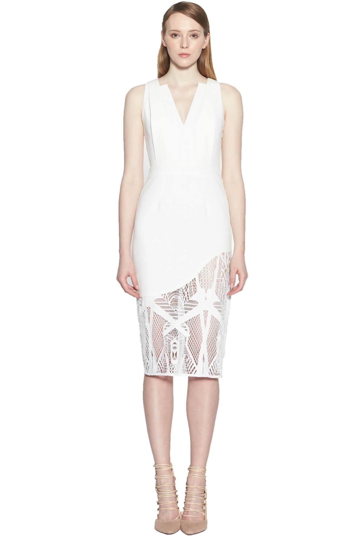 Felicity Wave Embroidered Shift Dress