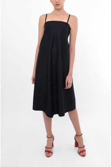 Full Circle Shoulder Strap Swing Dress
