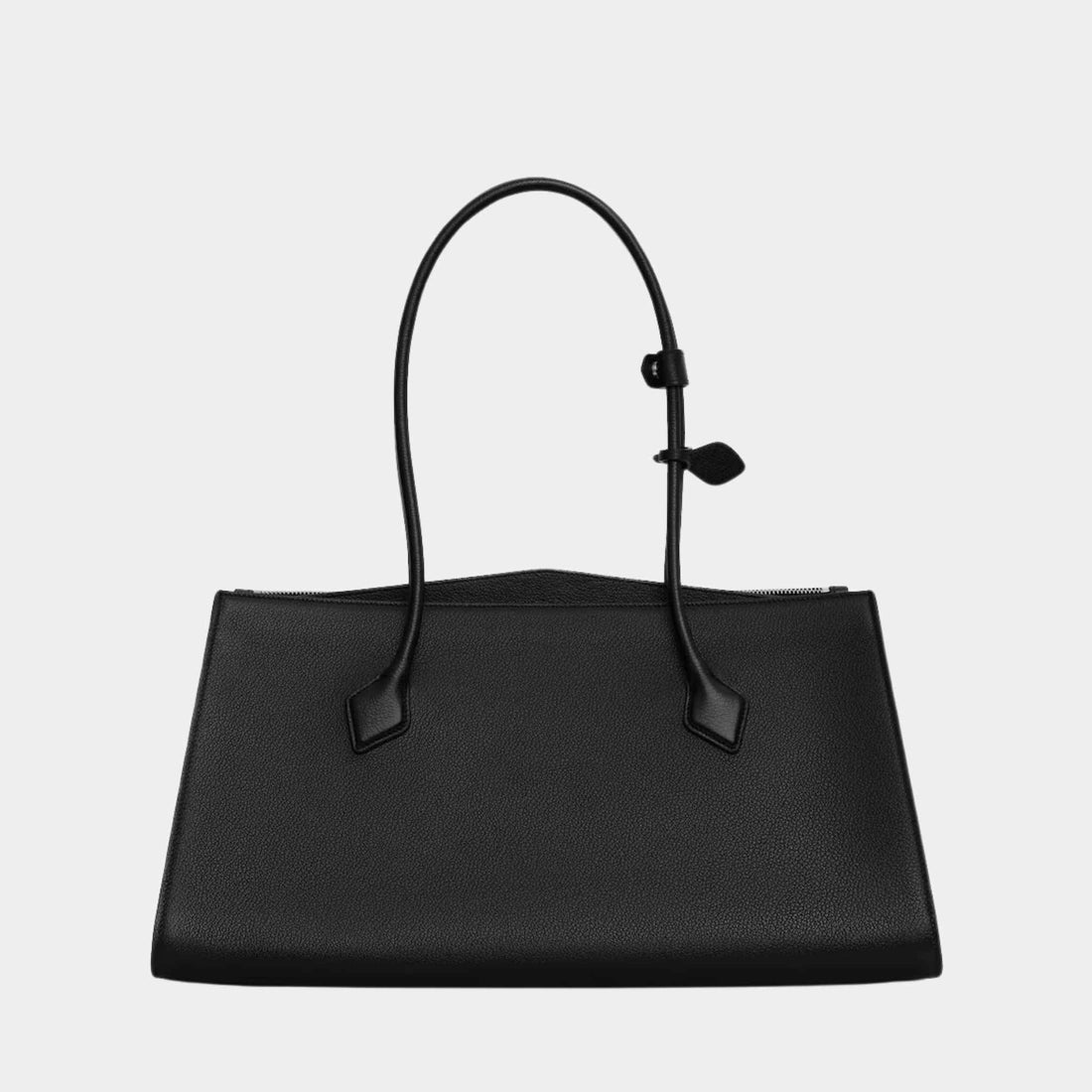 Le Teckel Tote Bag In Shiny Grained Calfskin