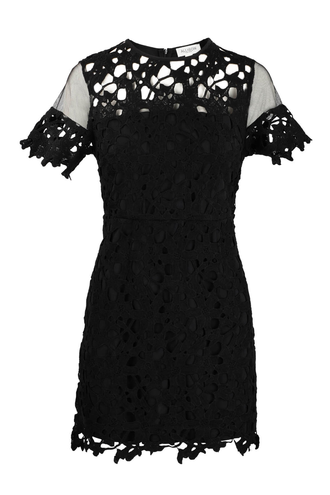 Short Sleeve Lace Dress