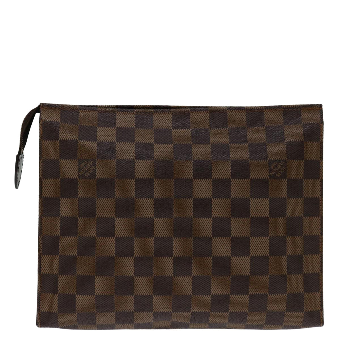 LOUIS VUITTON Damier Ebene Poche Toilette 26 Pouch N47543 LV Auth am5927