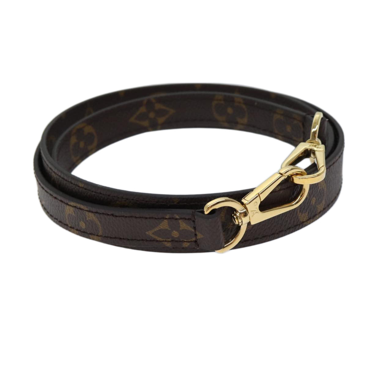 LOUIS VUITTON Monogram Shoulder Strap 42.1" LV Auth am6043