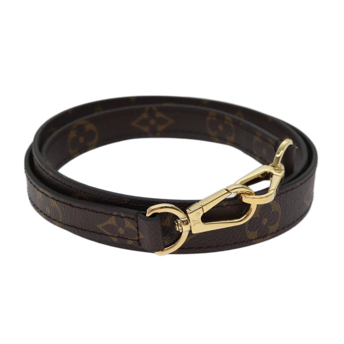 LOUIS VUITTON Monogram Shoulder Strap 42.1" LV Auth am6043