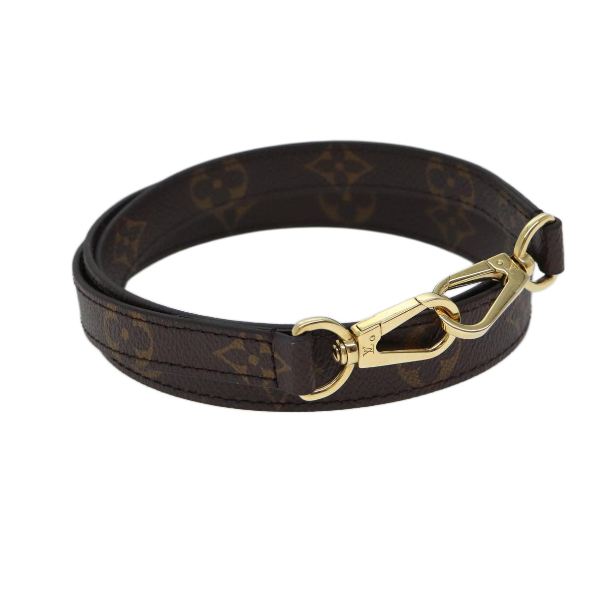 LOUIS VUITTON Monogram Shoulder Strap 42.1" LV Auth am6044