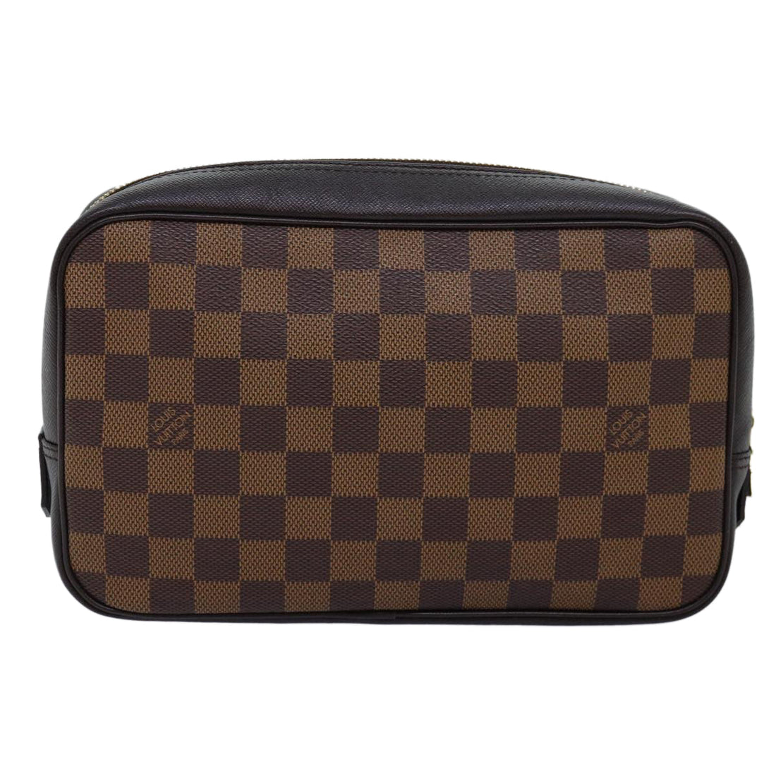LOUIS VUITTON Damier Ebene Trousse Toilette Clutch Bag N47623 LV Auth am6104A