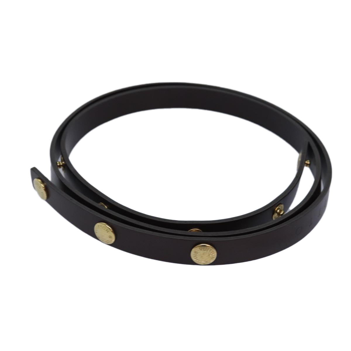 LOUIS VUITTON Shoulder Strap Pochette Florentine 35.8" Brown LV Auth am6520