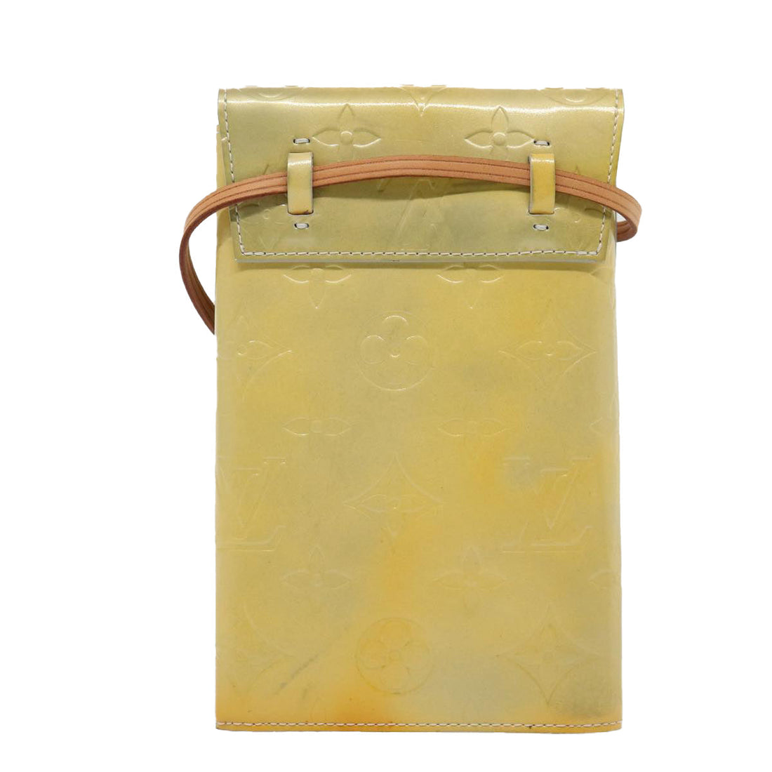 LOUIS VUITTON Monogram Vernis Walker Gris M91031 LV Auth am6551