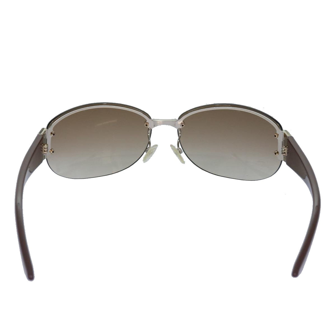 CHRISTIAN DIOR Sunglasses Brown Auth am6576