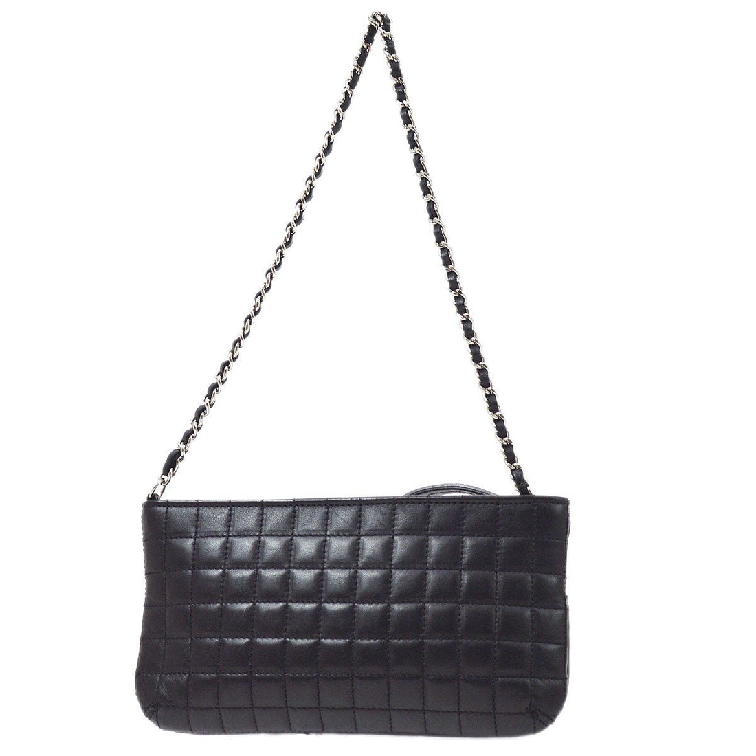 CHANEL 2005-2006 Camellia No.5 Chain Handbag Black ao28878