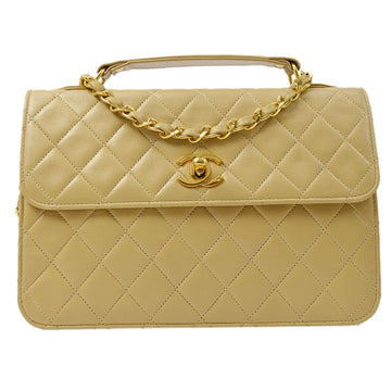 CHANEL Single Turnlock 2way Handbag ao29038