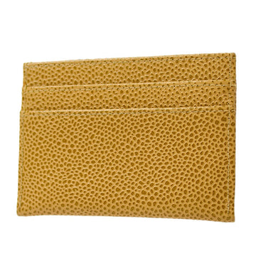 CHANEL 2000-2001 Timeless Card Case Beige Caviar ao32115
