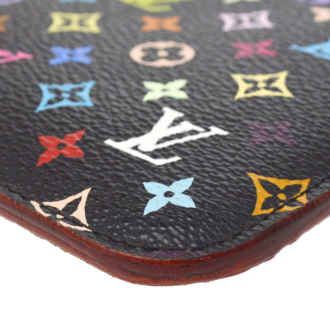 LOUIS VUITTON? 2012 POCHETTE CLES COIN CASE MULTICOLOR M93735 ao32731