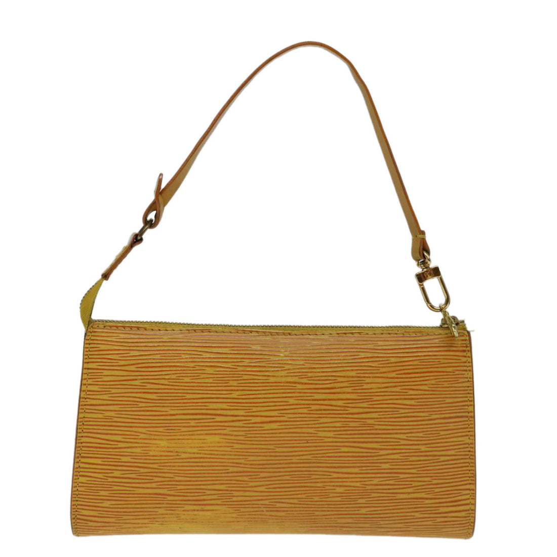 LOUIS VUITTON Epi Pochette Accessoires Pouch Yellow M52989 LV Auth ar11612B