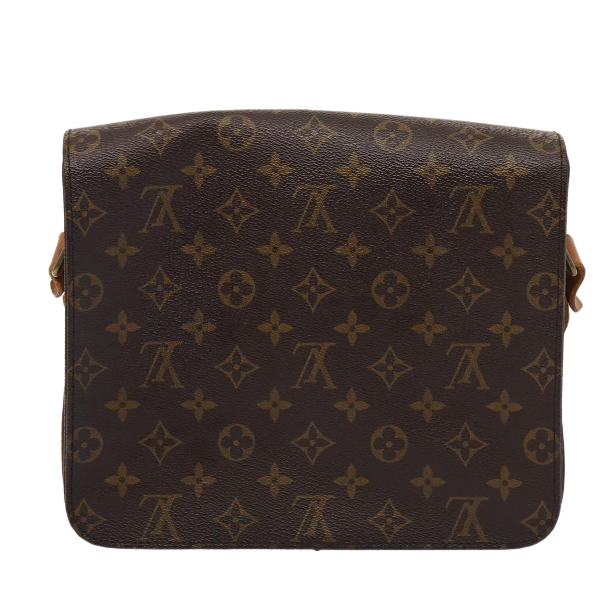 LOUIS VUITTON Monogram Cartouchiere GM Shoulder Bag M51252 LV Auth ar12056