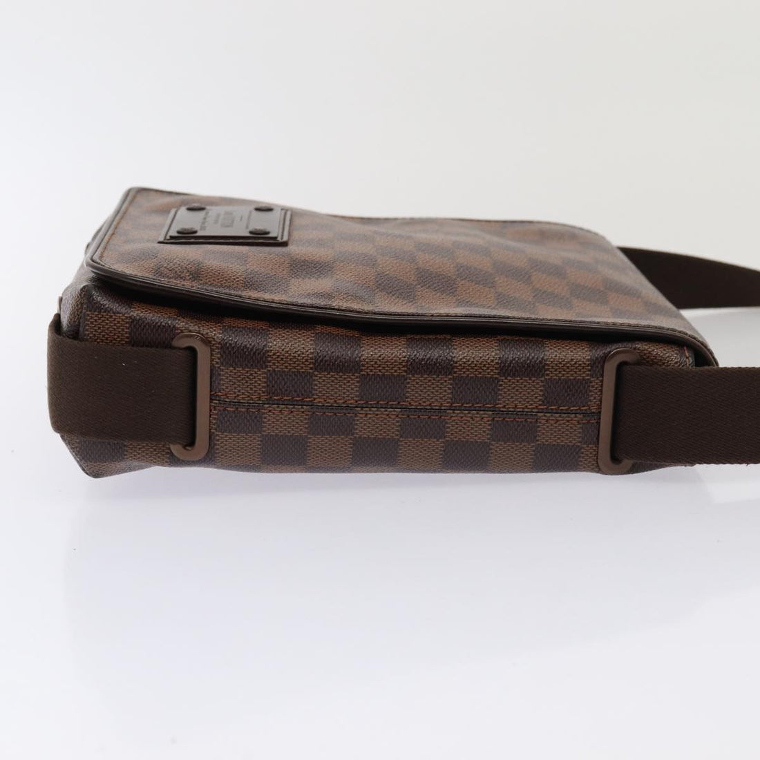 LOUIS VUITTON Damier Ebene Brooklyn PM Shoulder Bag N51210 LV Auth ar12116