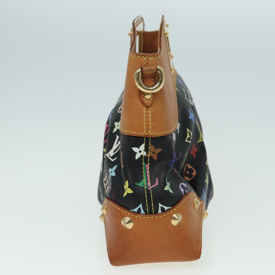 LOUIS VUITTON Monogram Multicolor Judy MM Hand Bag 2Way M40256 LV Auth ar12145