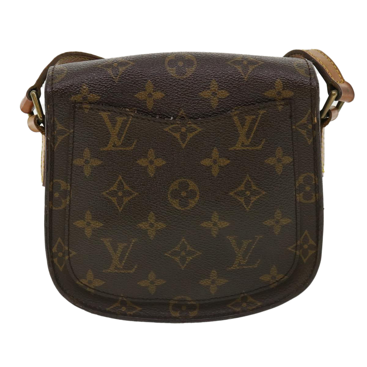 LOUIS VUITTON Monogram Saint Cloud PM Shoulder Bag M51244 LV Auth ar8701