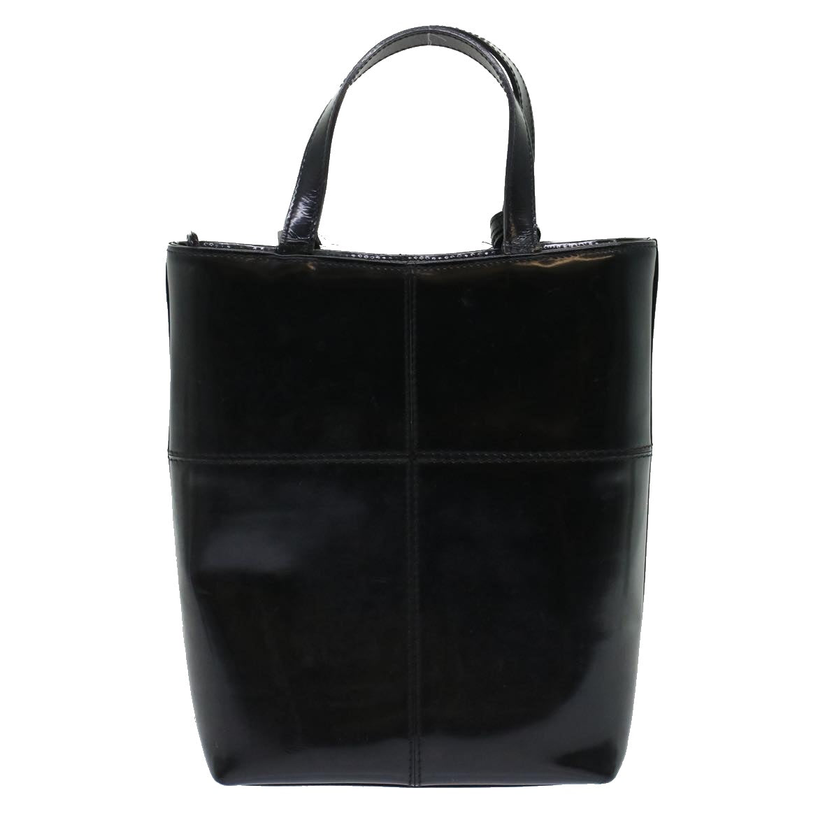 GUCCI Hand Bag Patent leather 2way Shoulder Bag Black 000-2113-0553  ar9686B