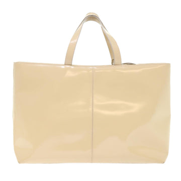 GUCCI Hand Bag Patent leather 2way Beige 002-2113-0476  ar9776