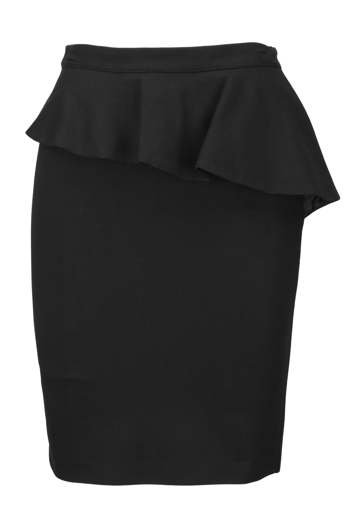 Pencil Skirt with Ruffle Detail