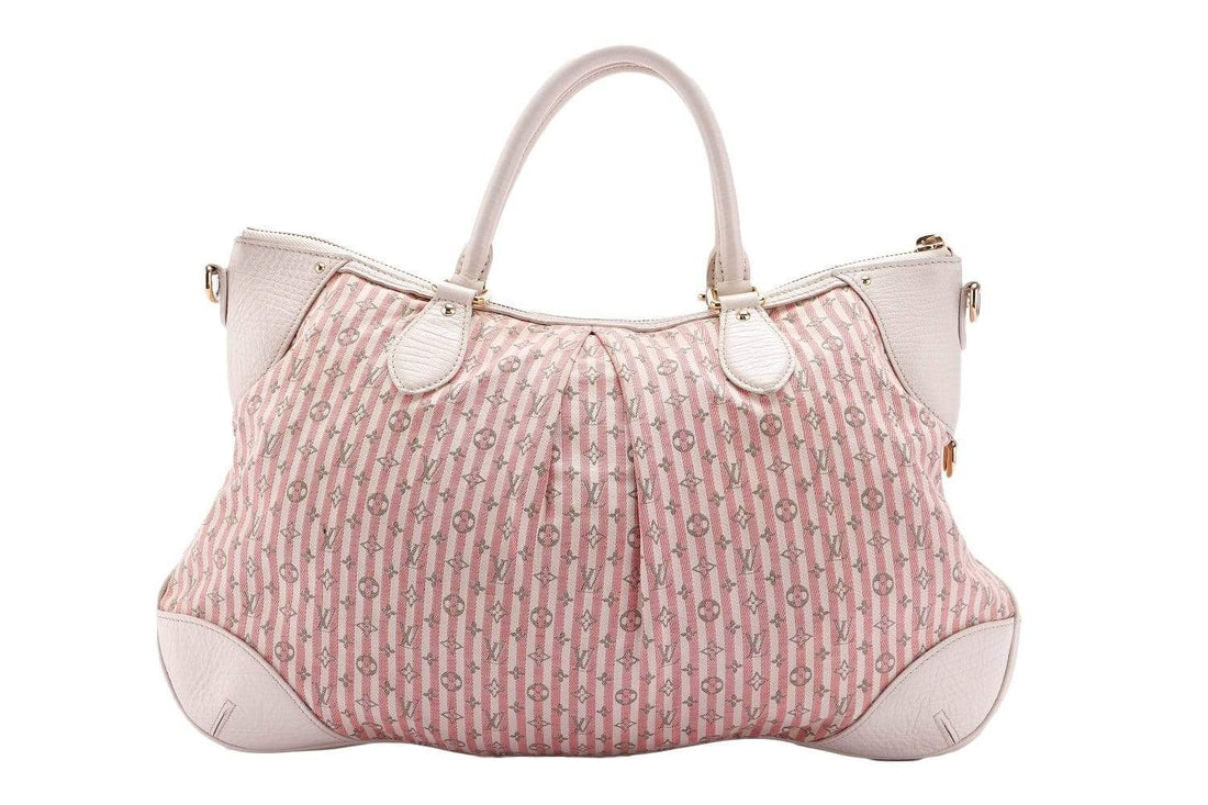 Louis Vuitton Pink Marina Monogram Hobo Mini Lin 2 Way Use Bag with Strap & Dust Cover