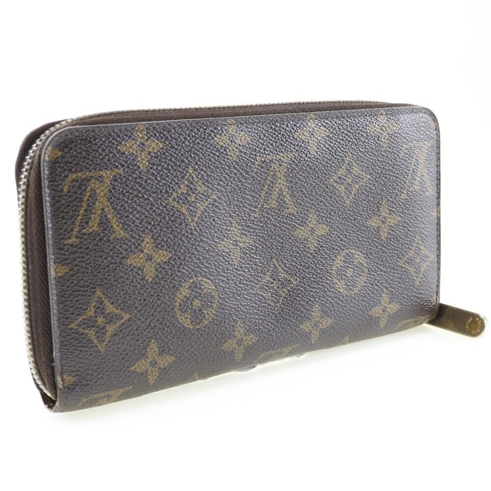 Louis Vuitton Zippy Wallet Brown Canvas