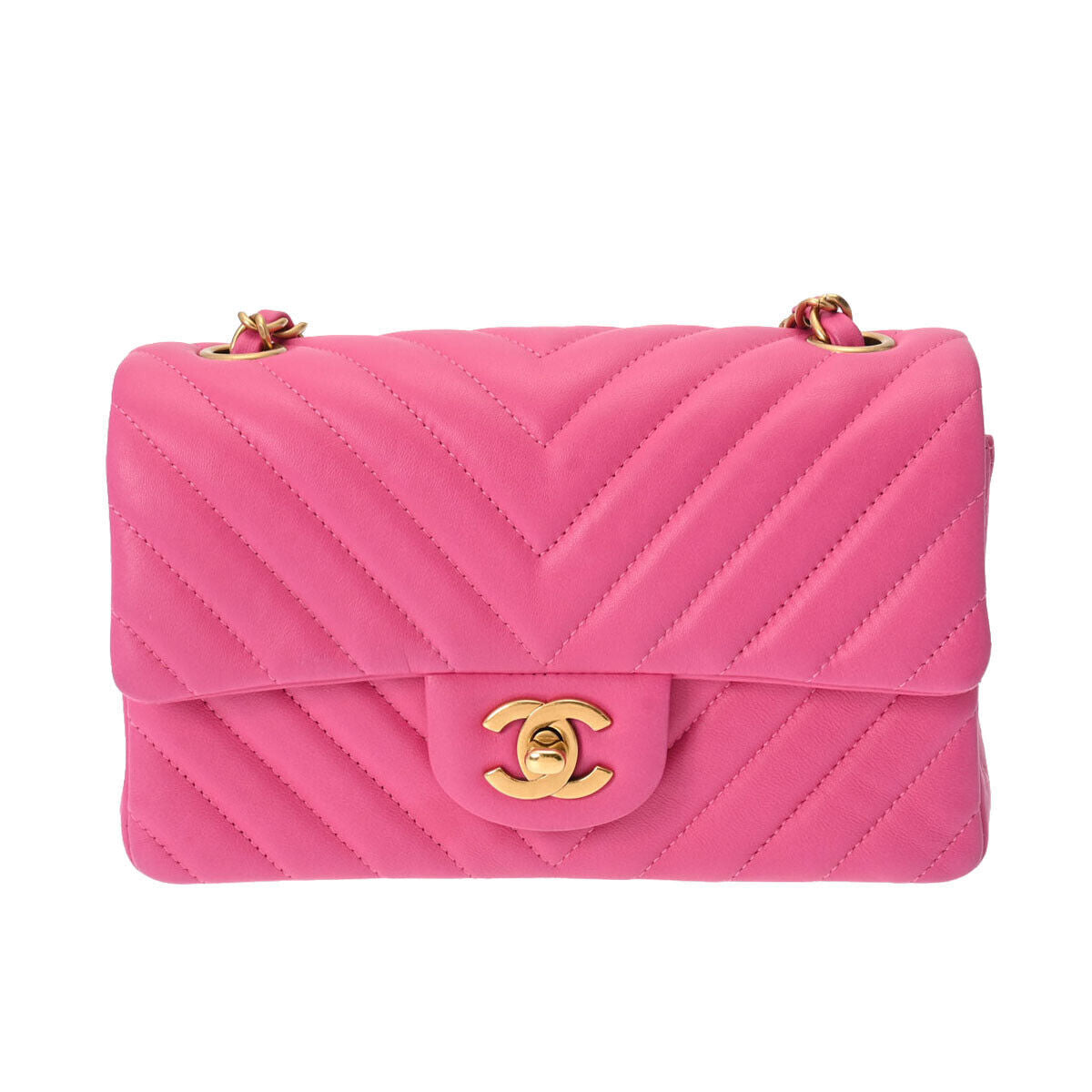 Chanel V Stitch Mini Chainshoulder 7.9'