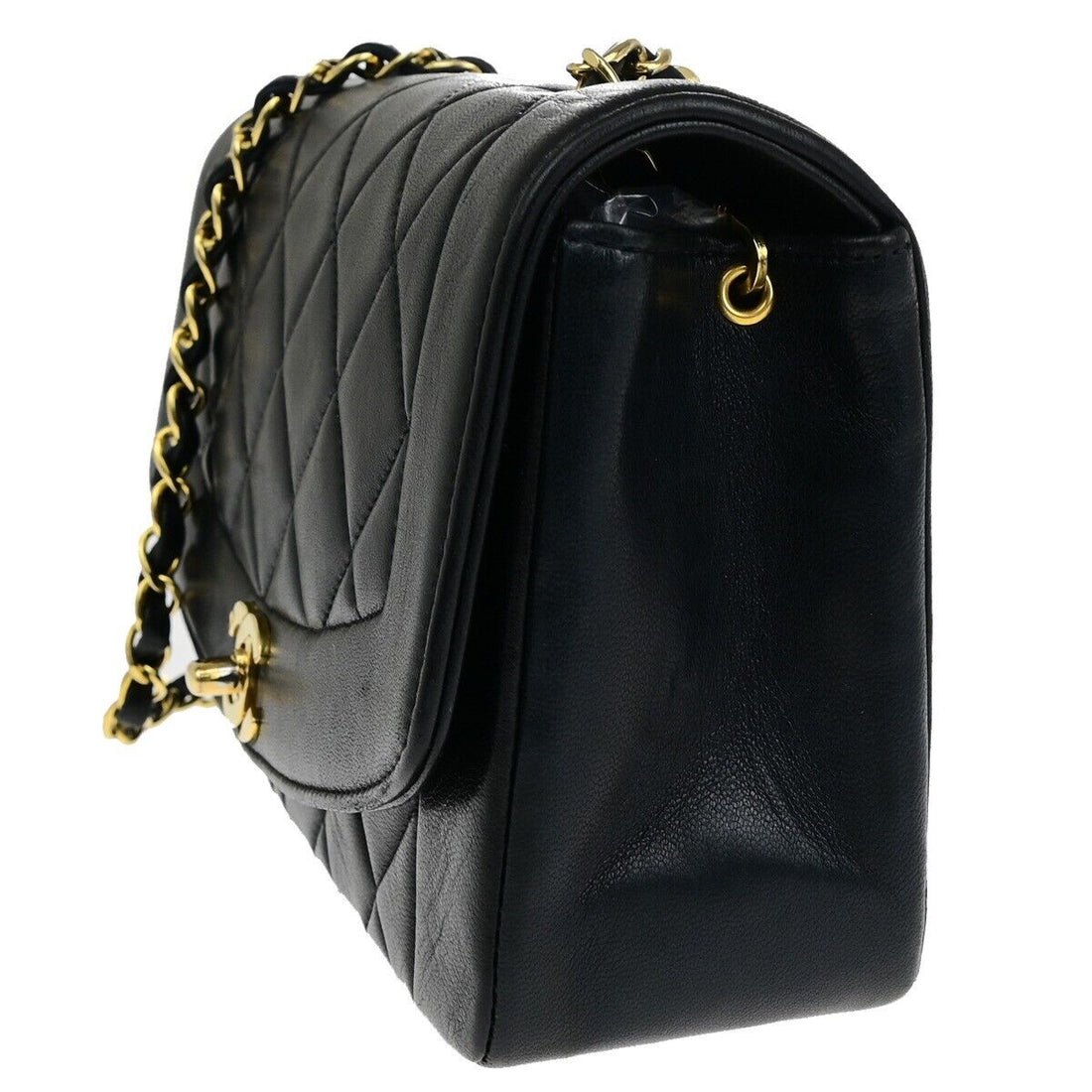 Chanel Cc Diana Matelasse Chain Shoulder