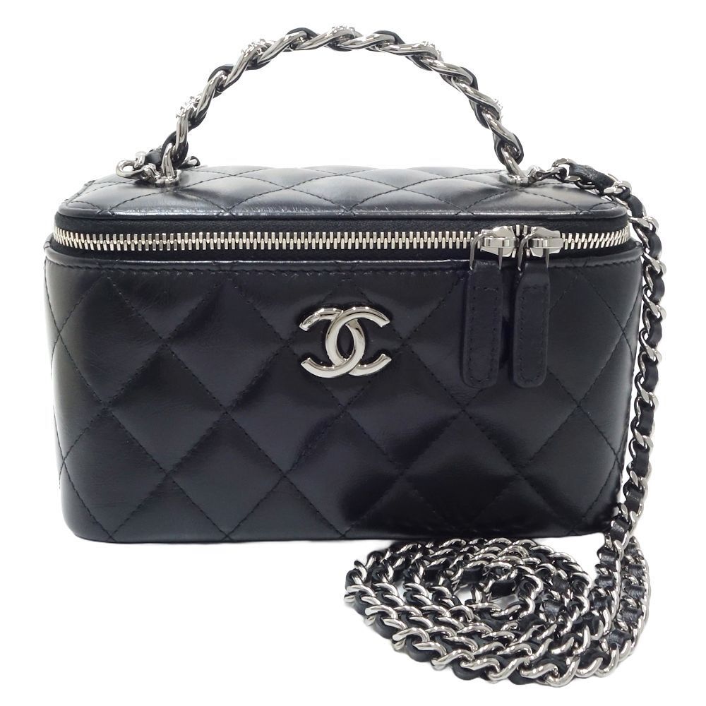 Chanel Shoulder Bag Vanity Matelasse Top